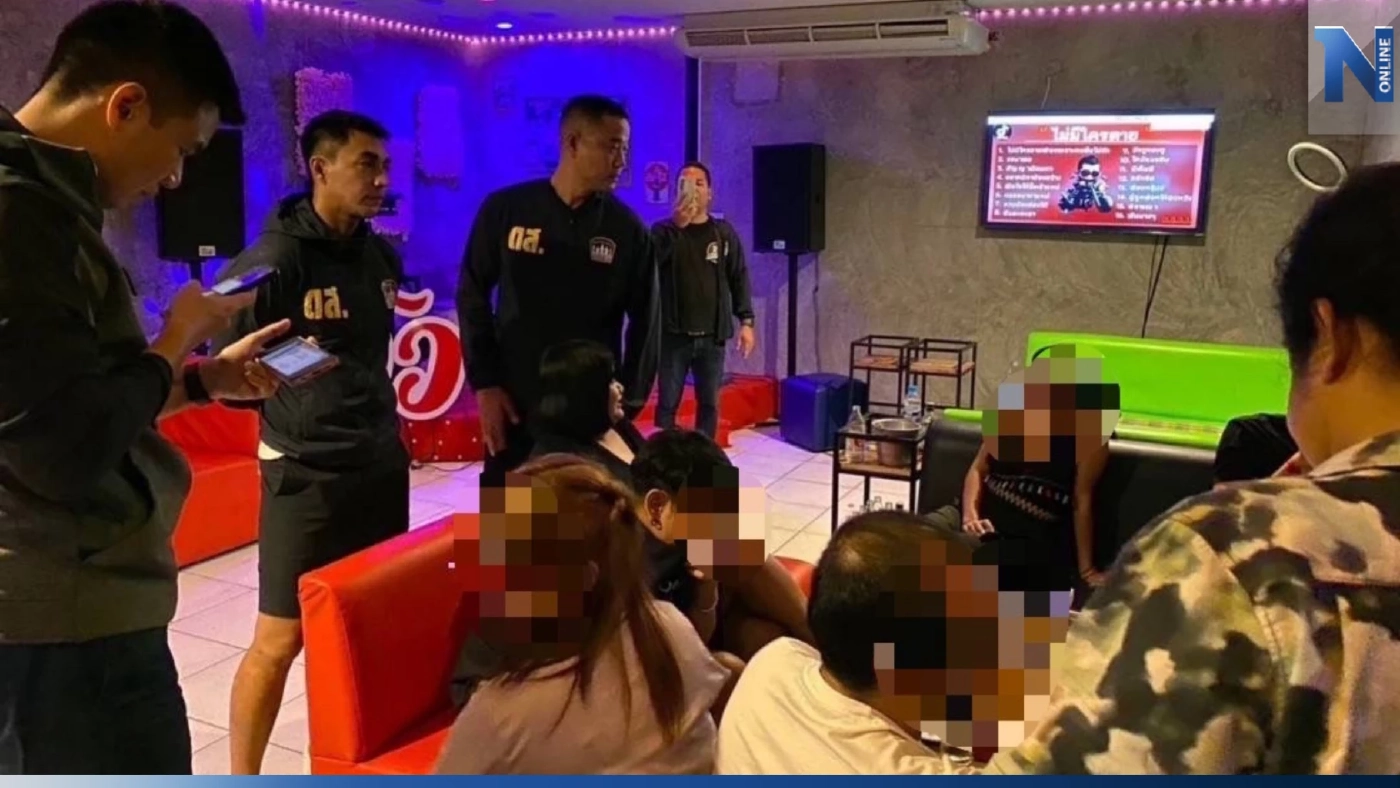 บุกช่วยเหยื่อสาววัย 17 ถูกใช้เป็นเด็กดริ๊งก์ ปรนเปรอชายหื่น "ร้านคาโอเกะ"