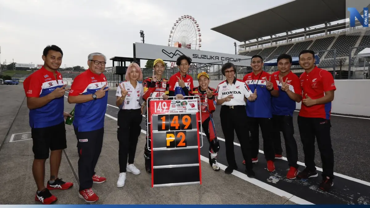 ทัพฮอนด้าผนึกกำลังคว้ารองแชมป์ศึก Suzuka 4 Hours ที่ญี่ปุ่น
