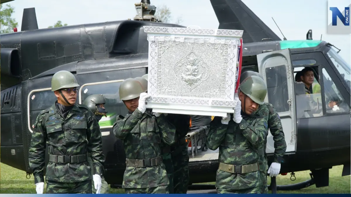 ส่งร่าง "สิบเอก" ที่ถูกแก๊งยางเถื่อน ตีจมหายแม่น้ำกระบุรี กลับภูมิลำเนา