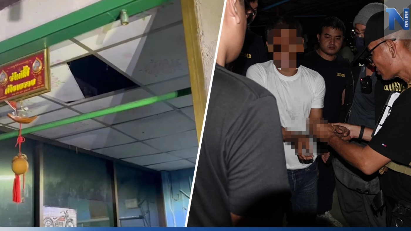 ปิดล้อม 3 ชั่วโมงโจรหื่น “เบียร์ ดอนเมือง” ปีนฝ้าหนีคดีล่วงละเมิดหญิงวัย 13