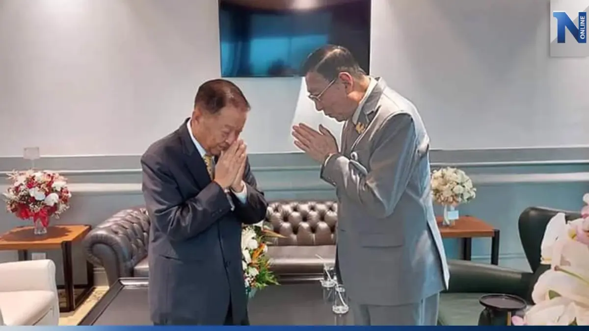 "พรเพชร" แสดงความยินดี "วันนอร์" นั่งประธานสภาฯและวุฒิสภา "พรเพชร" แสดงความยินดี "วันนอร์" นั่งประธานสภาฯและวุฒิสภา