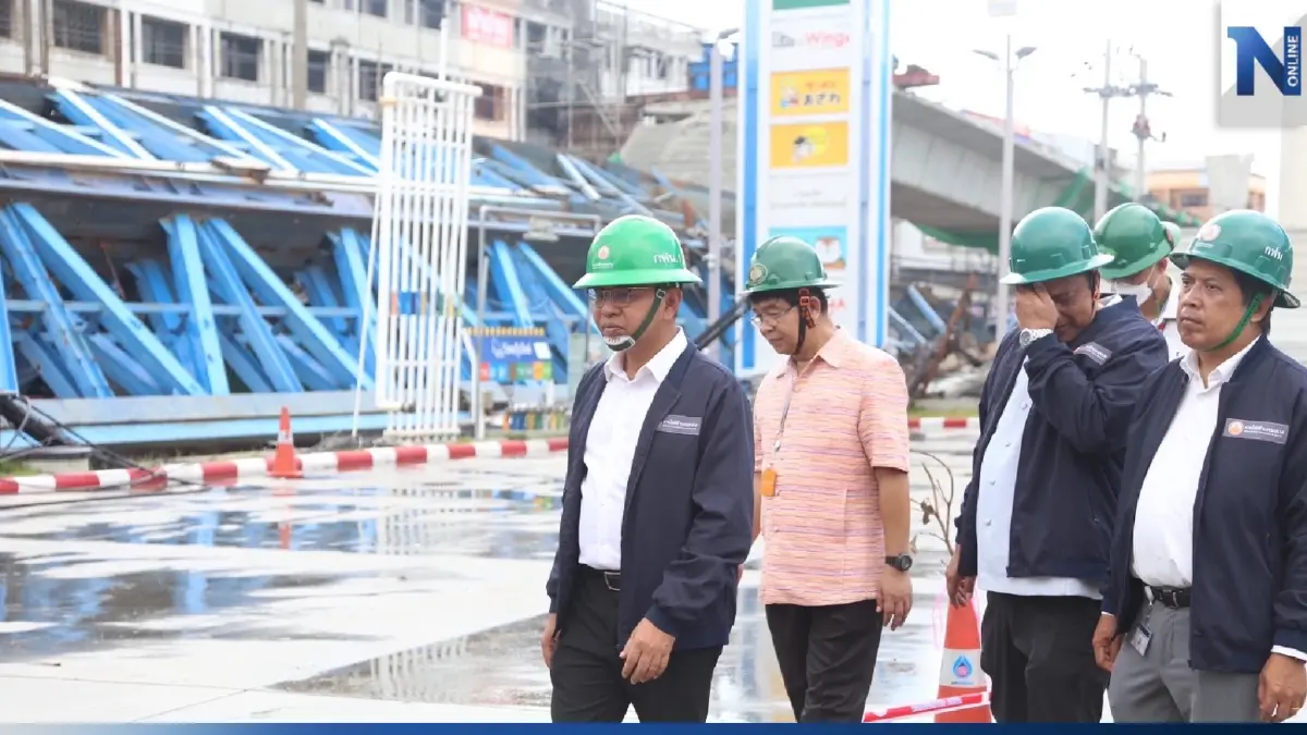 ผู้ว่าการ MEA ลงพื้นที่ติดตามระบบไฟฟ้า เหตุคานสะพานทรุดตัวย่านลาดกระบัง ผู้ว่าการ MEA ลงพื้นที่ติดตามระบบไฟฟ้า เหตุคานสะพานทรุดตัวย่านลาดกระบัง