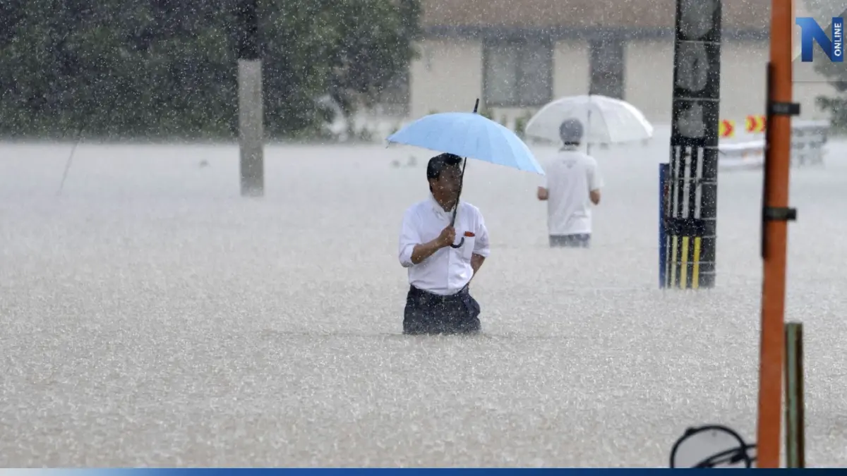 ฝนถล่มญี่ปุ่น เตือนภัยระดับสูงสุด ดับ 1 ราย ฝนถล่มญี่ปุ่น เตือนภัยระดับสูงสุด ดับ 1 ราย