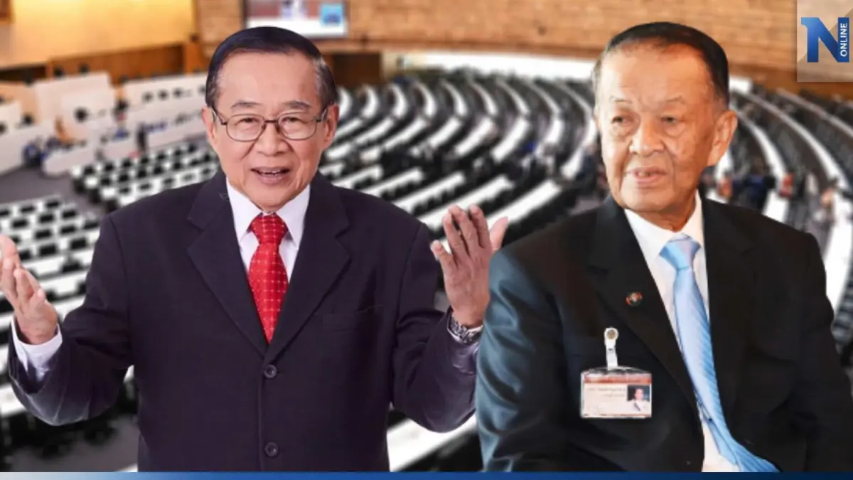 "หมอเหวง" จัดหนักไล่ "วันนอร์" พ้นประธานสภา ปล่อยสว.-สส. เหยียบย่ำรธน. "หมอเหวง" จัดหนักไล่ "วันนอร์" พ้นประธานสภา ปล่อยสว.-สส. เหยียบย่ำรธน.