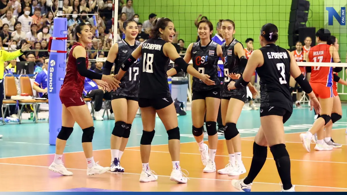 ไทยอัดฟิลิปปินส์ 3 เซตรวด ประเดิมศึกวอลเลย์บอล ซี วี.ลีก สนาม 2 ไทยอัดฟิลิปปินส์ 3 เซตรวด ประเดิมศึกวอลเลย์บอล ซี วี.ลีก สนาม 2