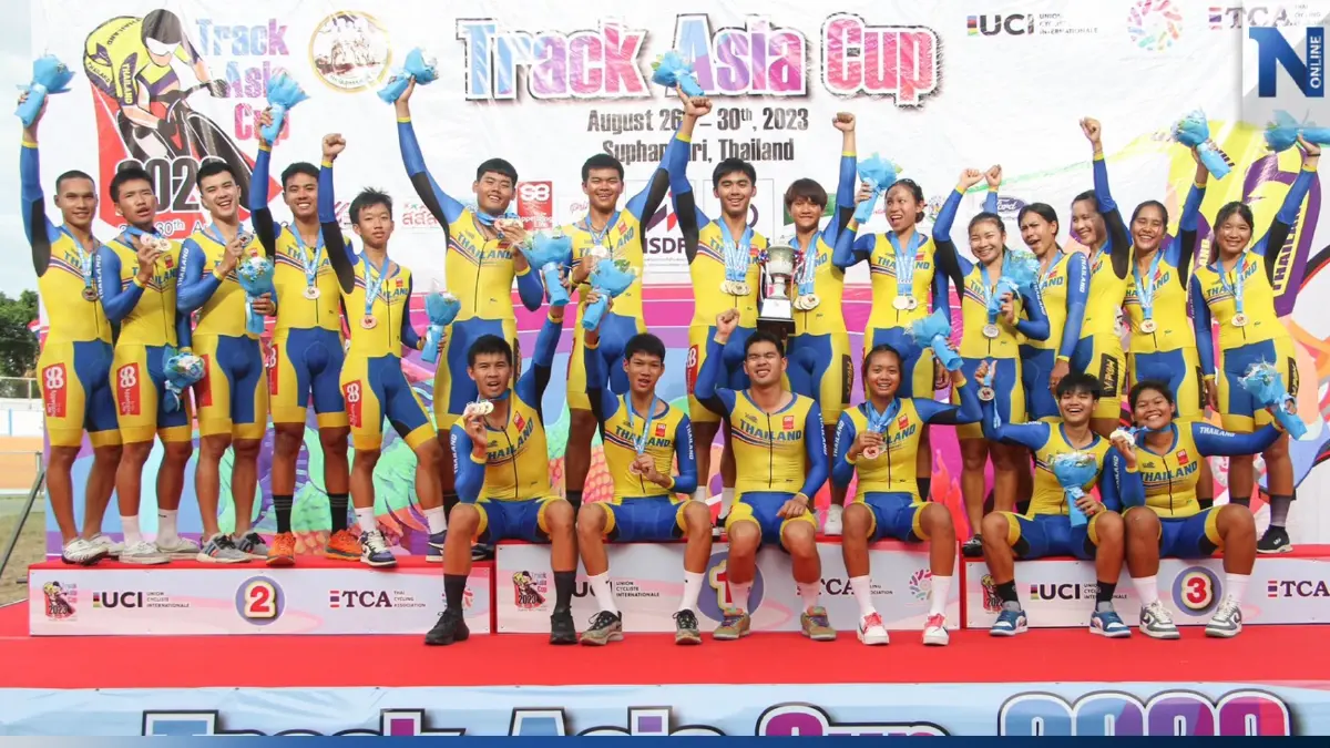 นักปั่นไทยโกย 12 ทอง ซิวแชมป์คะแนนรวม ศึกสองล้อลู่ "แทร็ค เอเชีย คัพ"