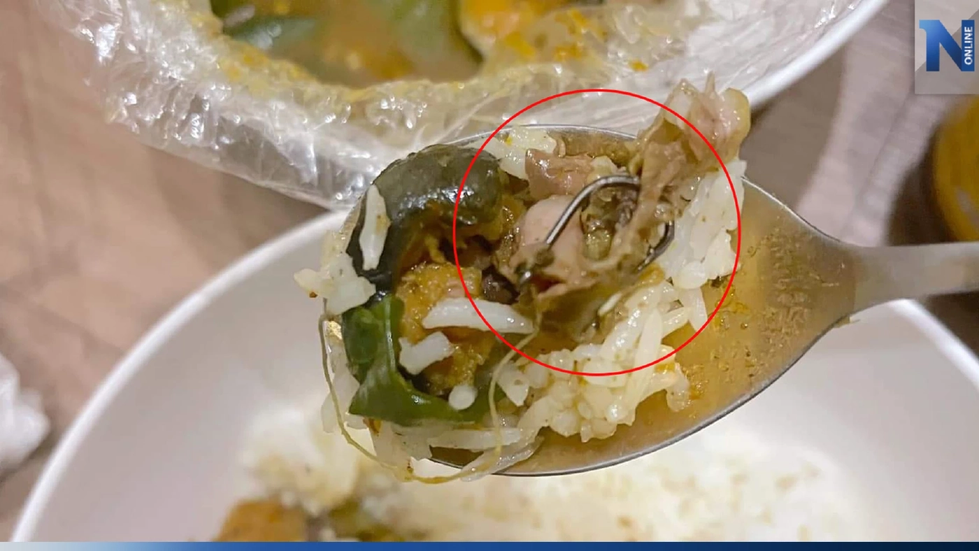 ช็อก! สาวโพสต์เจอเบ็ดตกปลาในอาหาร ร้านรับผิดชอบโอนเงินคืน 120 บาท