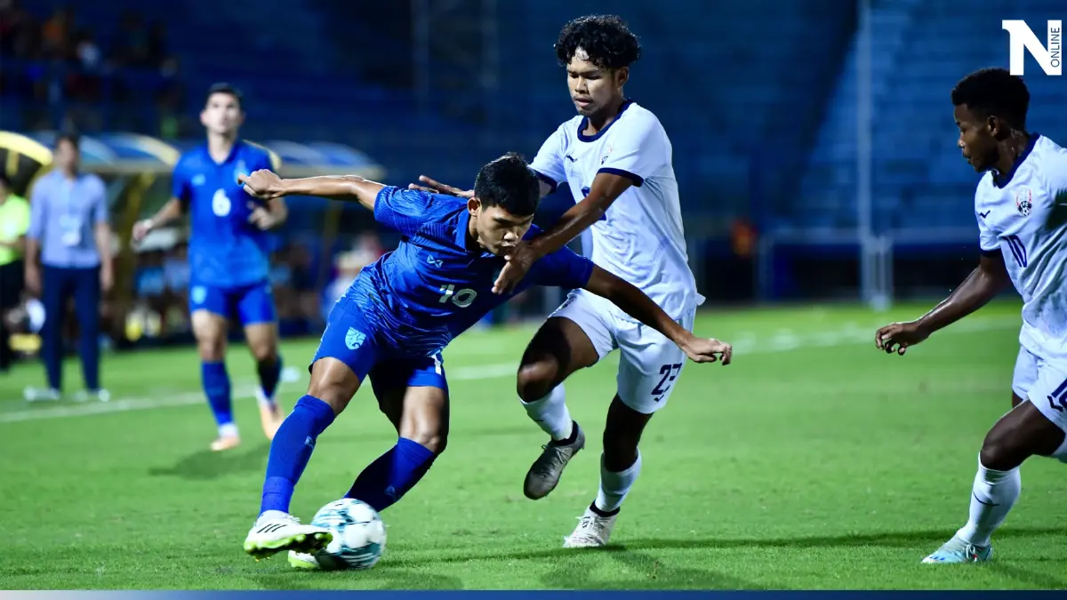 ทีมชาติไทย ชนะ กัมพูชา 2-0 คว้าแชมป์กลุ่มเอ ลิ่วรอบรองศึกชิงแชมป์อาเซียน ทีมชาติไทย ชนะ กัมพูชา 2-0 คว้าแชมป์กลุ่มเอ ลิ่วรอบรองศึกชิงแชมป์อาเซียน