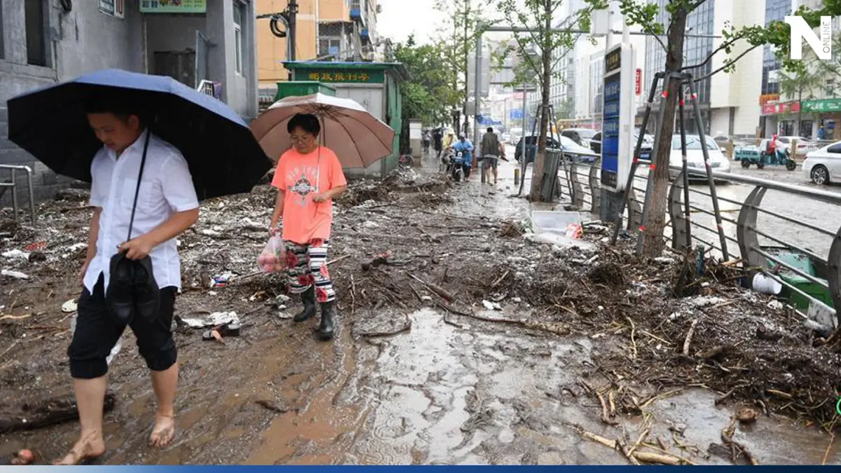 ปักกิ่งจมน้ำ หลังพายุทกซูรีทำฝนตกวันเดียว เท่ากับปริมาณฝนทั้งเดือน