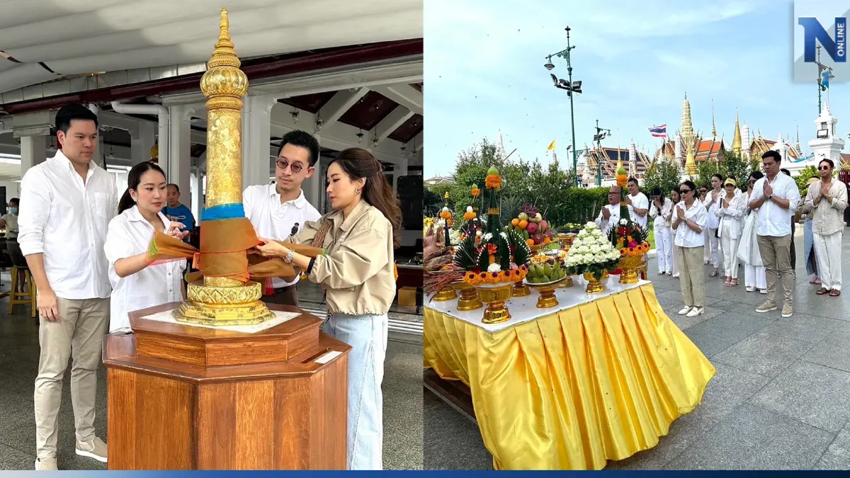หัวอกลูกๆ "อุ๊งอิ๊งค์ -เอม" ขอพรศาลหลักเมือง ให้ "คุณพ่อ"กลับบ้านราบรื่น หัวอกลูกๆ "อุ๊งอิ๊งค์ -เอม" ขอพรศาลหลักเมือง ให้ "คุณพ่อ"กลับบ้านราบรื่น