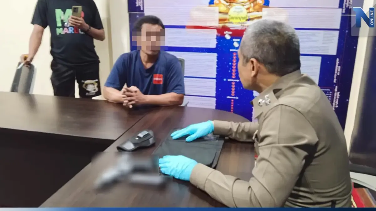 มือยิงญาติดับ 1 สาหัส 1 ปมทะเลาะหมากัดกัน มอบตัวแล้ว ตร.เร่งส่งฟ้องศาล