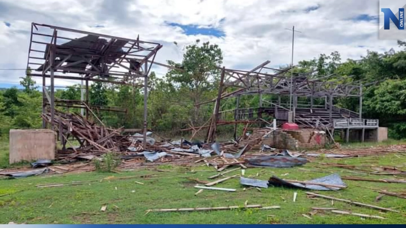 เปิดคลิป! เมียนมา "ทิ้งบอมบ์" หมู่บ้านกะเหรี่ยงคะยา แต่เช้ามืด บาดเจ็บระนาว