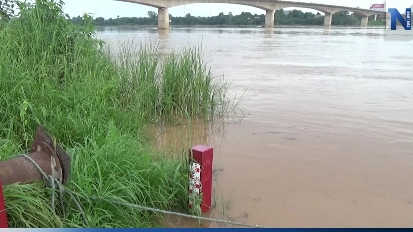 แม่น้ำโขงเริ่มวิกฤต จ่อทะลักท่วมหนองคาย-เลย ชาวบ้านเริ่มขนของขึ้นที่สูง