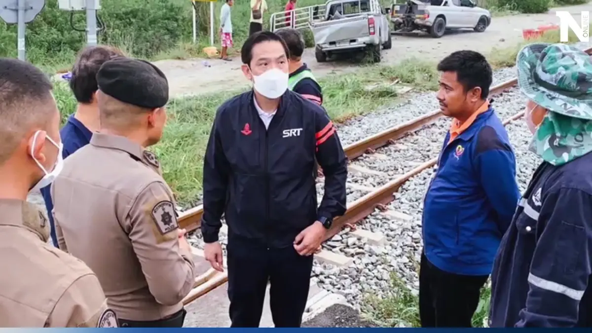 ผู้ว่าการรถไฟฯ ตรวจจุดเกิดเหตุ พร้อมช่วยครอบครัวเหยื่อ 8 ชีวิต ม้าเหล็กขยี้