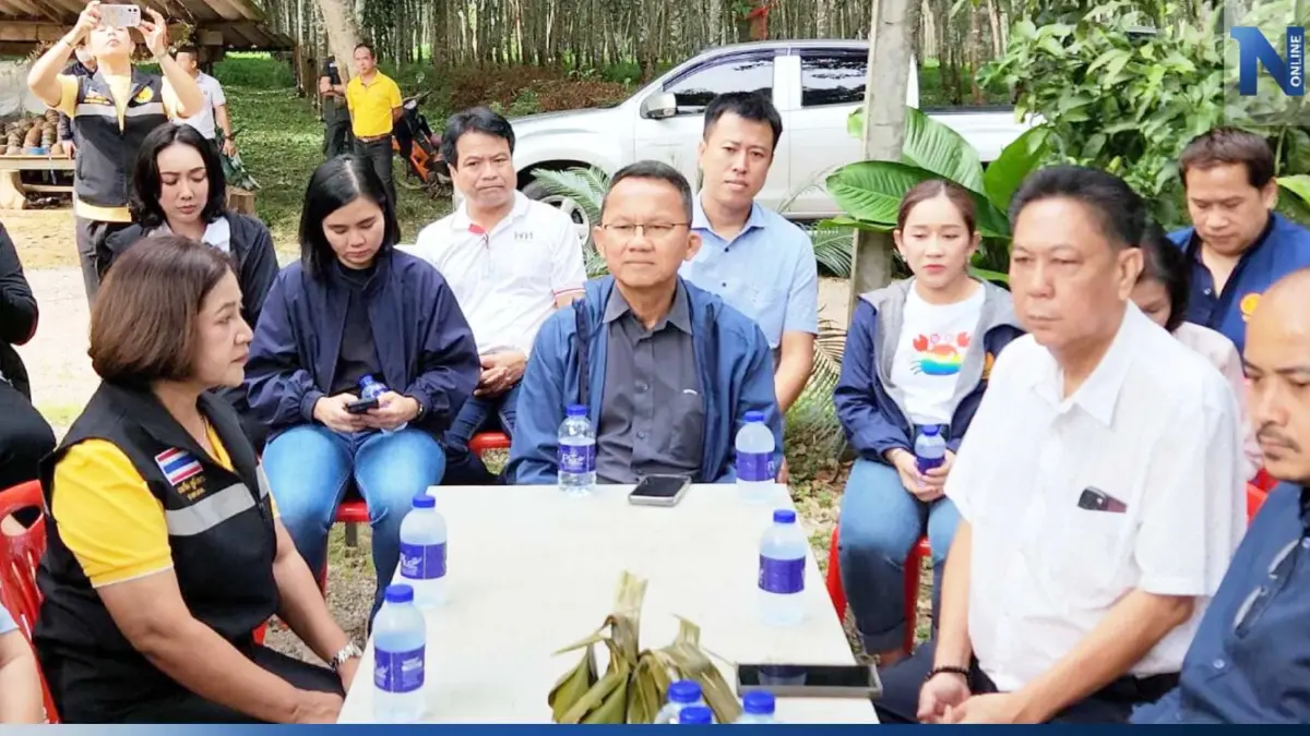 "สมศักดิ์" นำสส.เพื่อไทย ลงพื้นที่รับฟังปัญหายางพารา ช่วยพี่น้องสุราษฎร์