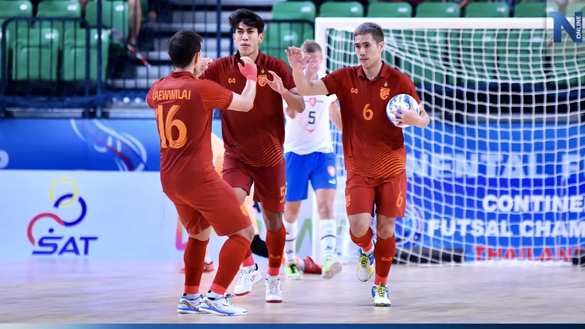 ไล่ไม่ทัน! ฟุตซอลไทยพ่ายเช็ก 5-6 จบรองแชมป์ศึกคอนติเนนตัลฯ