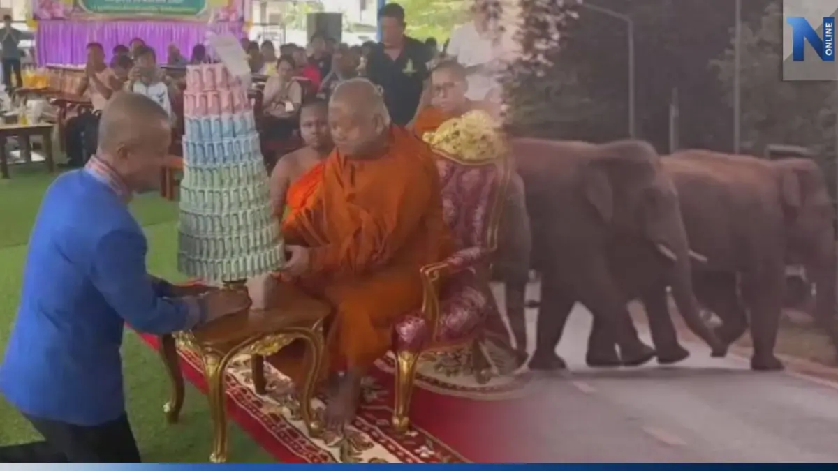 รอง ผวจ.ฉะเชิงเทรา เป็นประธานทอดผ้าป่าการกุศล ช่วยเหลือผู้ประสบภัยจากช้างป่า รอง ผวจ.ฉะเชิงเทรา เป็นประธานทอดผ้าป่าการกุศล ช่วยเหลือผู้ประสบภัยจากช้างป่า