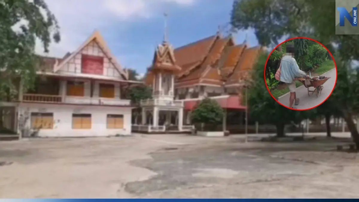 พระเตือนภัย ชายแอบขโมยของวัดไปขาย ทั้งที่อาศัยกินนอนอยู่วัดแท้ๆ