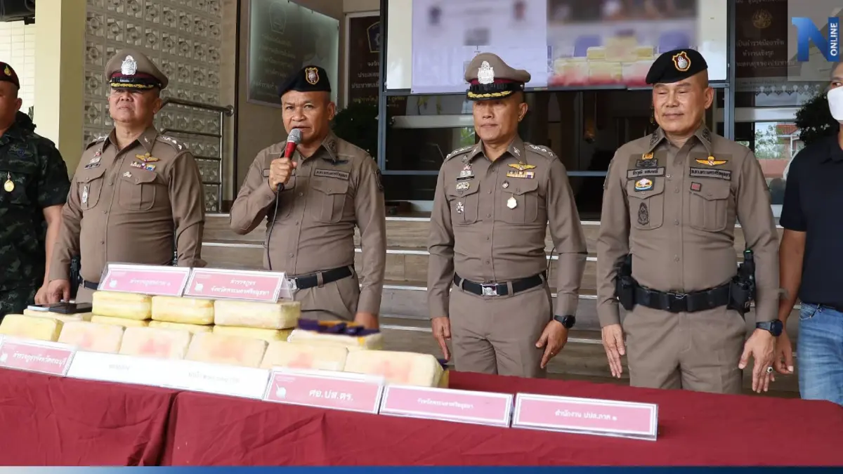 โปลิศกรุงเก่า สกัดจับเก๋งซิ่งแหกด่าน ขนยาบ้า 2 แสนเม็ด จากกรุงเทพฯ ส่งสิงห์บุรี