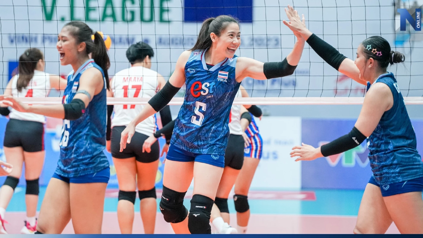 ถ่ายทอดสด "ไทย vs เวียดนาม" วอลเลย์บอล ซี วี.ลีก คืนนี้ เช็กสถิติ-ลิงก์ชมสด