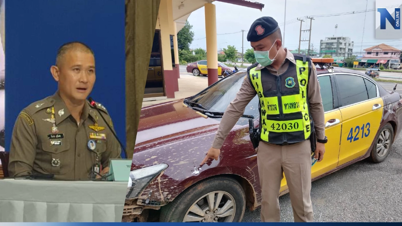 รวบยกแก๊ง 4 ผู้ต้องหายิงรถตำรวจทางหลวง-แจ้งข้อหาหนัก