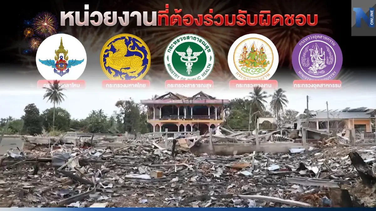 "โกดังพลุมูโนะ" บึ้ม วัตถุไวไฟซุกกลางชุมชน "5 หน่วยงานรัฐ" ยังเงียบ? "โกดังพลุมูโนะ" บึ้ม วัตถุไวไฟซุกกลางชุมชน "5 หน่วยงานรัฐ" ยังเงียบ?