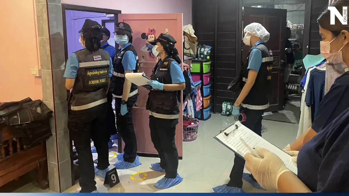 สุดเหี้ยม โจรอ้วนผอมบุกห้องนอน ลั่นไกหนุ่มดับต่อหน้าลูกเมีย ชิงทอง 7 บาท