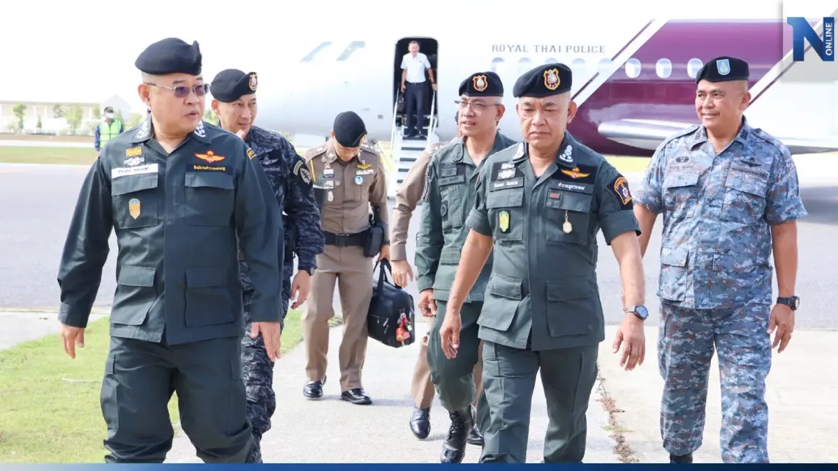 ผบ.ตร.-รองฯต่อศักดิ์ บินลงใต้ ตรวจเยี่ยม-ให้กำลังใจ ครอบครัว ตร.ยะรัง