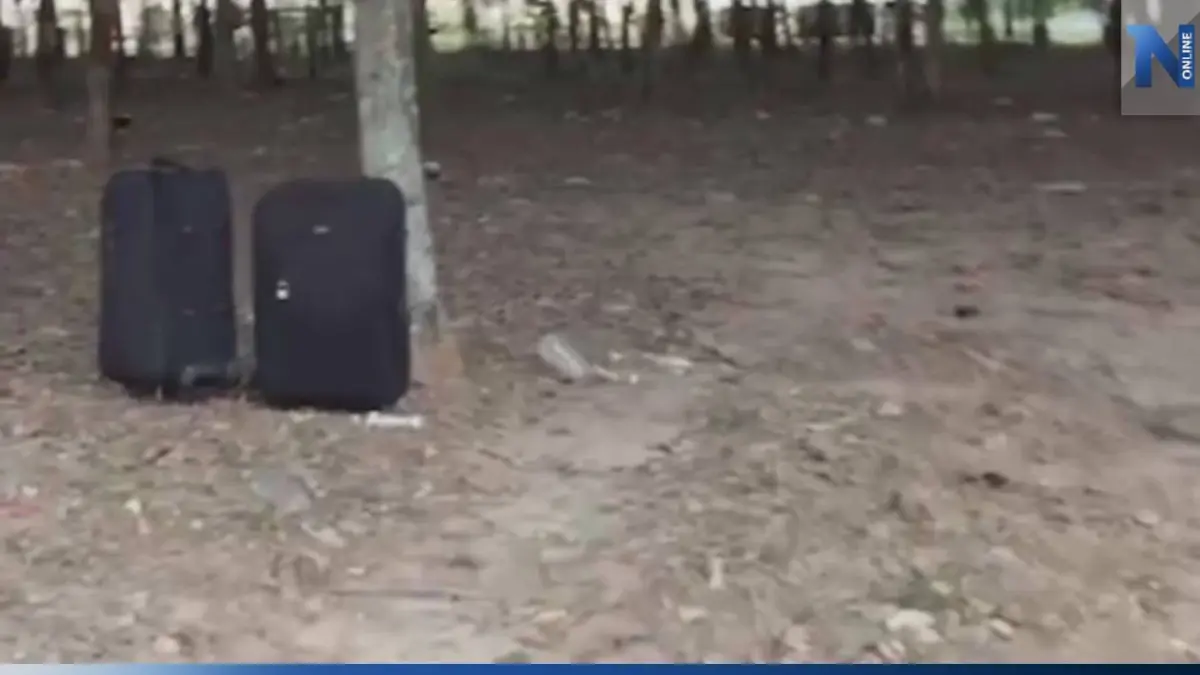 หนุ่ม รปภ.ผวา พบกระเป๋าปริศนาส่งกลิ่นเหม็น แจ้ง จนท.ตรวจสอบ