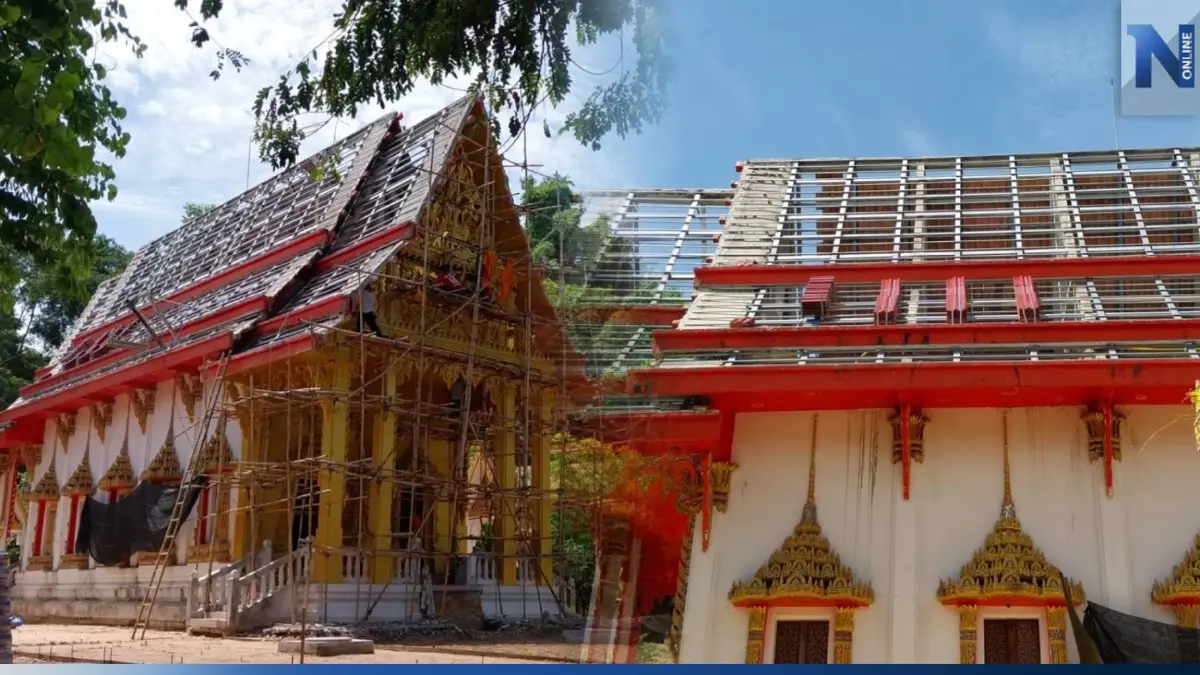เจ้าอาวาสวัดเขาโพธิ์ทอง บอกบุญ ชวนผู้มีจิตศรัทธาร่วมบูรณะอุโบสถ
