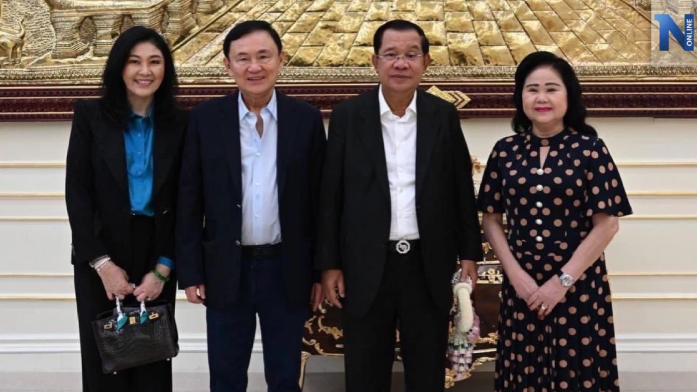 "ทักษิณ-ยิ่งลักษณ์" ปรากฎตัว"กัมพูชา" ร่วมอวยพรวันเกิด"ฮุนเซน" "ทักษิณ-ยิ่งลักษณ์" ปรากฎตัว"กัมพูชา" ร่วมอวยพรวันเกิด"ฮุนเซน"