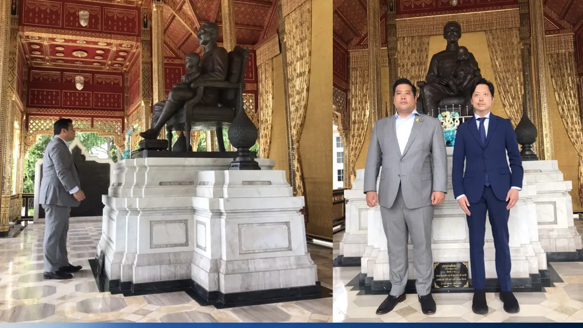 "ท่านอ้น"และ"ท่านอ่อง" ร่วมเดินทางมาศิริราช สักการะ "พระบรมราชานุสาวรีย์"