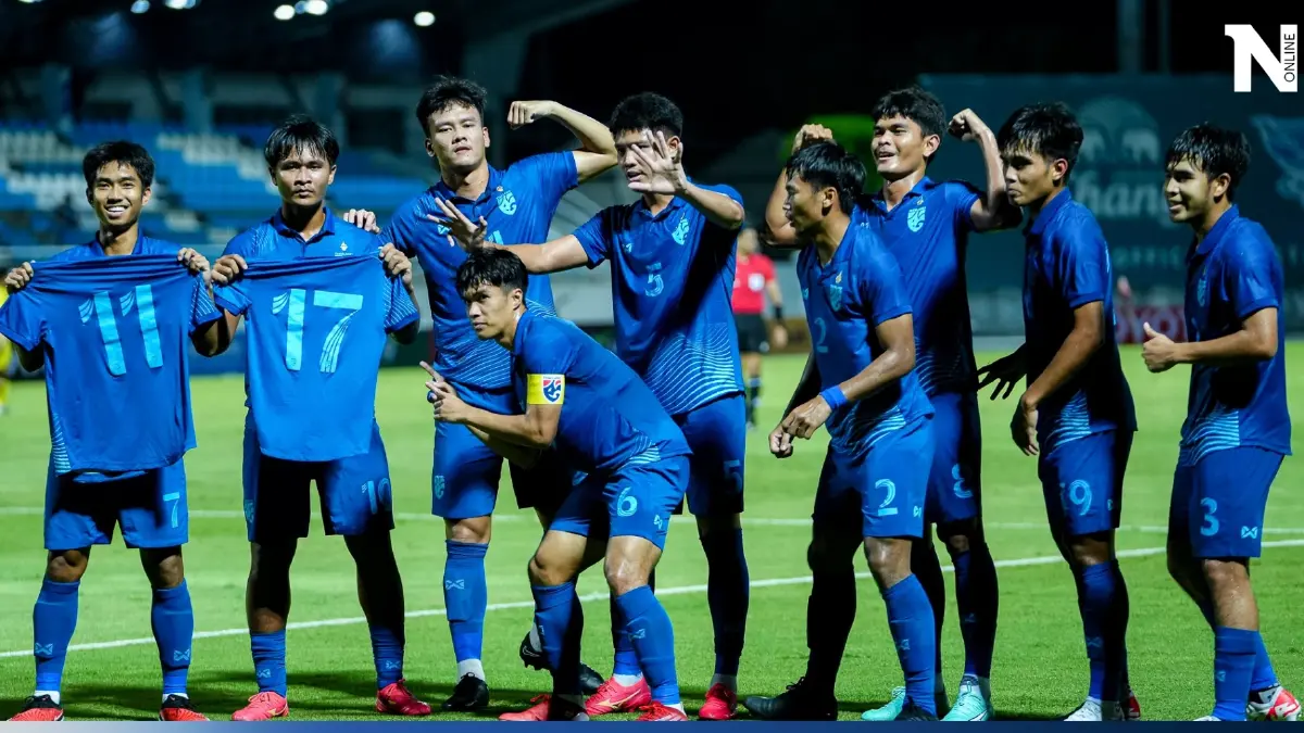 ดูบอลสด "ไทย vs บาห์เรน" ศึกเอเชียนเกมส์นัดแรก 15.00 น. เช็กสถิติ-ความพร้อม-ช่องชมสด