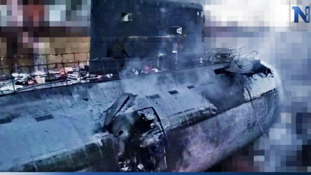 เผยภาพความเสียหายเรือดำน้ำ Rostov-on-Don ของรัสเซีย เผยภาพความเสียหายเรือดำน้ำ Rostov-on-Don ของรัสเซีย