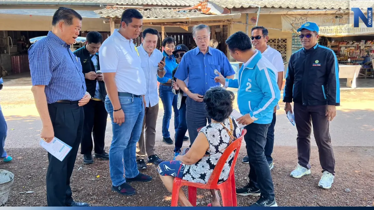 "บัญญัติ-นิพนธ์" นำทัพ"ปชป." ลุยหาเสียงช่วย "หมอบัญญัติ" ย้ำ คุณสมบัติพร้อม