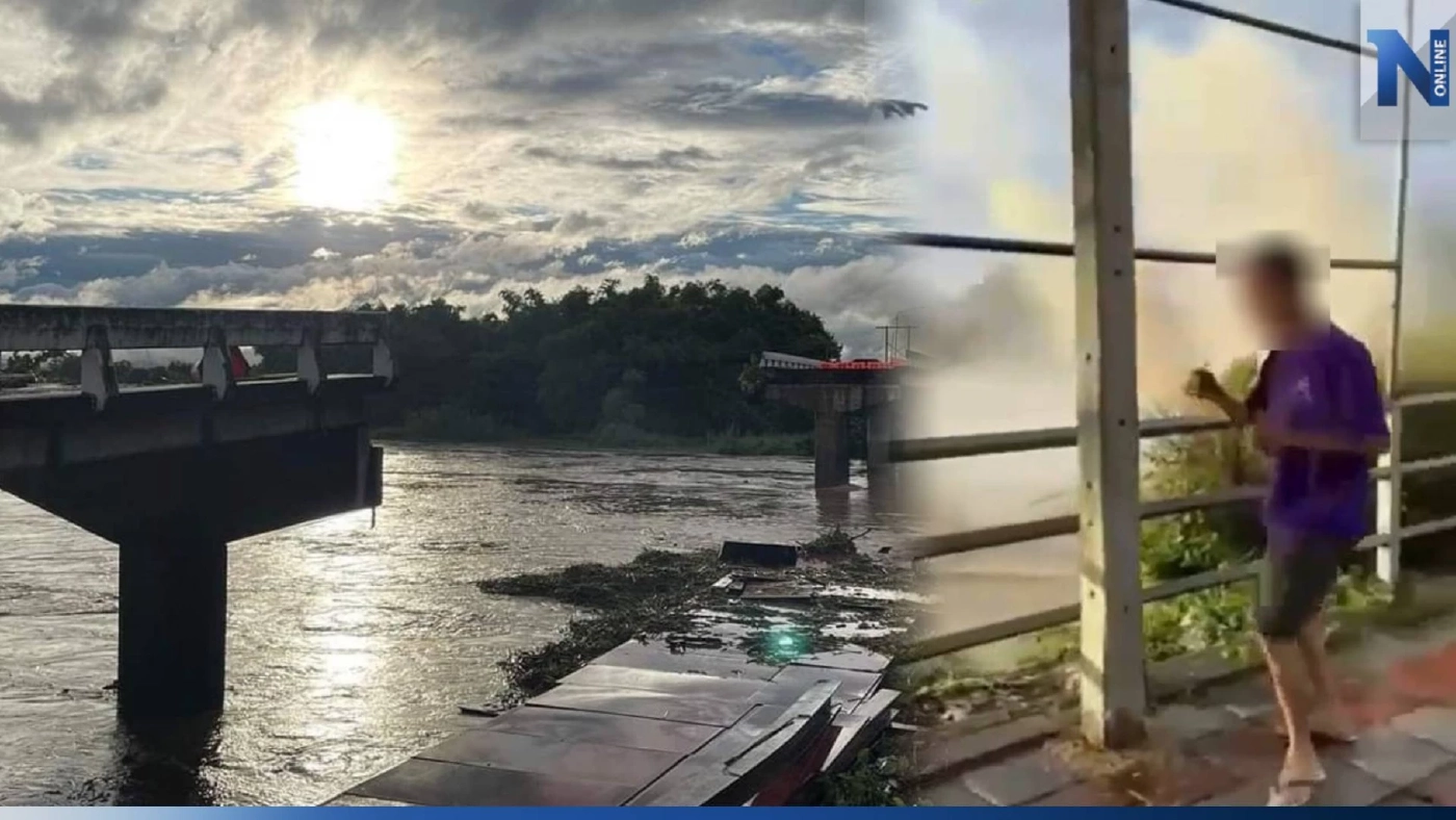 เปิดคลิปนาทีระทึก! สะพานข้ามแม่น้ำปิง เชียงใหม่-ลำพูน พังถล่ม เปิดคลิปนาทีระทึก! สะพานข้ามแม่น้ำปิง เชียงใหม่-ลำพูน พังถล่ม