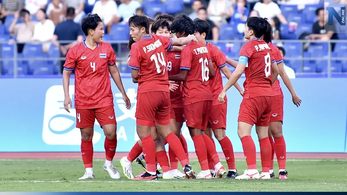 ฟุตบอลหญิงทีมชาติไทย เฉือน อินเดีย 1-0 เปิดหัวเอเชียนเกมส์ ครั้งที่ 19 ฟุตบอลหญิงทีมชาติไทย เฉือน อินเดีย 1-0 เปิดหัวเอเชียนเกมส์ ครั้งที่ 19
