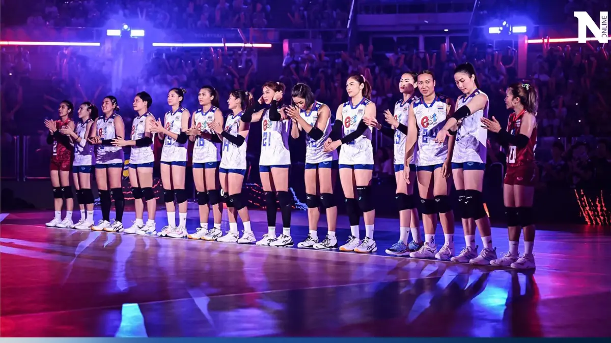 ถ่ายทอดสด วอลเลย์บอลสาวไทย พบ เยอรมนี ศึกคัดโอลิมปิกนัดแรก เช็กสถิติ-ช่องชมสด