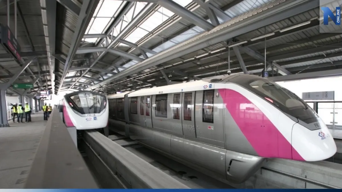 เช็กงานก่อสร้างรถไฟฟ้า "สายสีชมพู" คืบหน้าแค่ไหน เช็กงานก่อสร้างรถไฟฟ้า "สายสีชมพู" คืบหน้าแค่ไหน