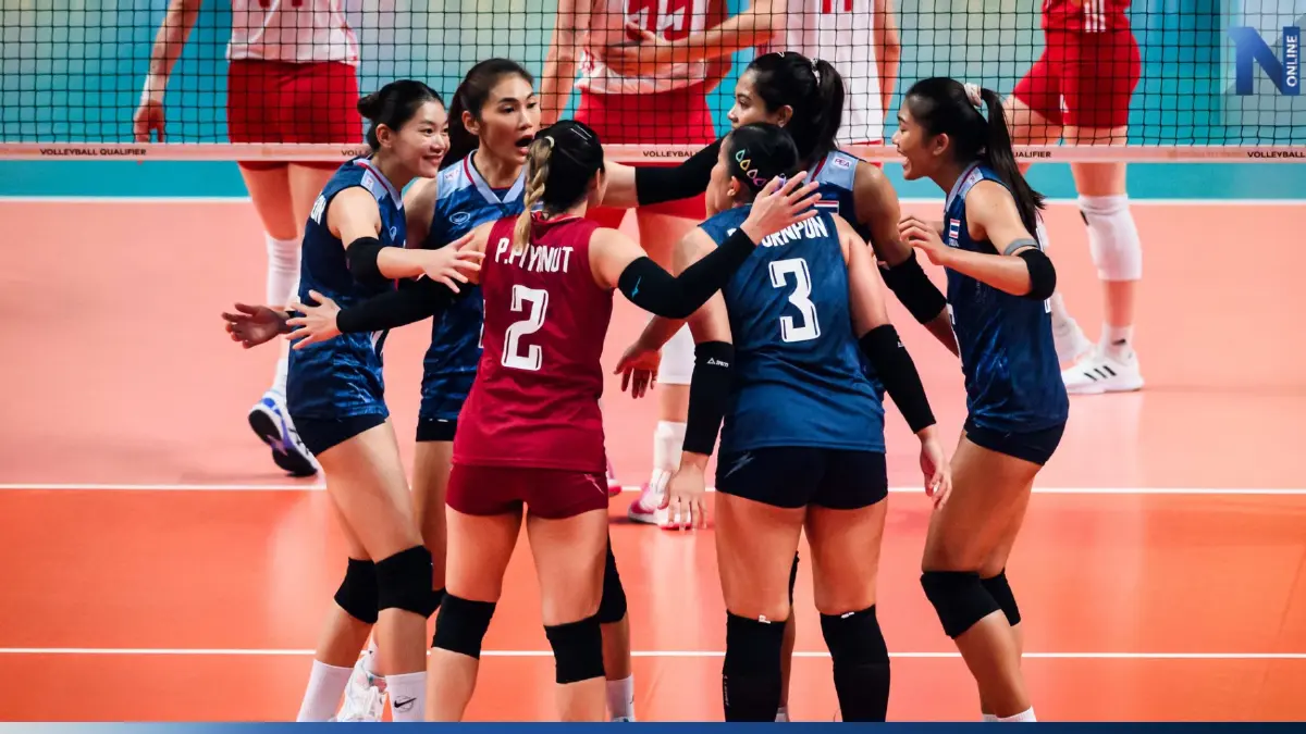 วอลเลย์บอลหญิงทีมชาติไทย เฉือน โปแลนด์ สุดระทึก 3-2 เซต ศึกลูกยางคัด อลป. นัด 4