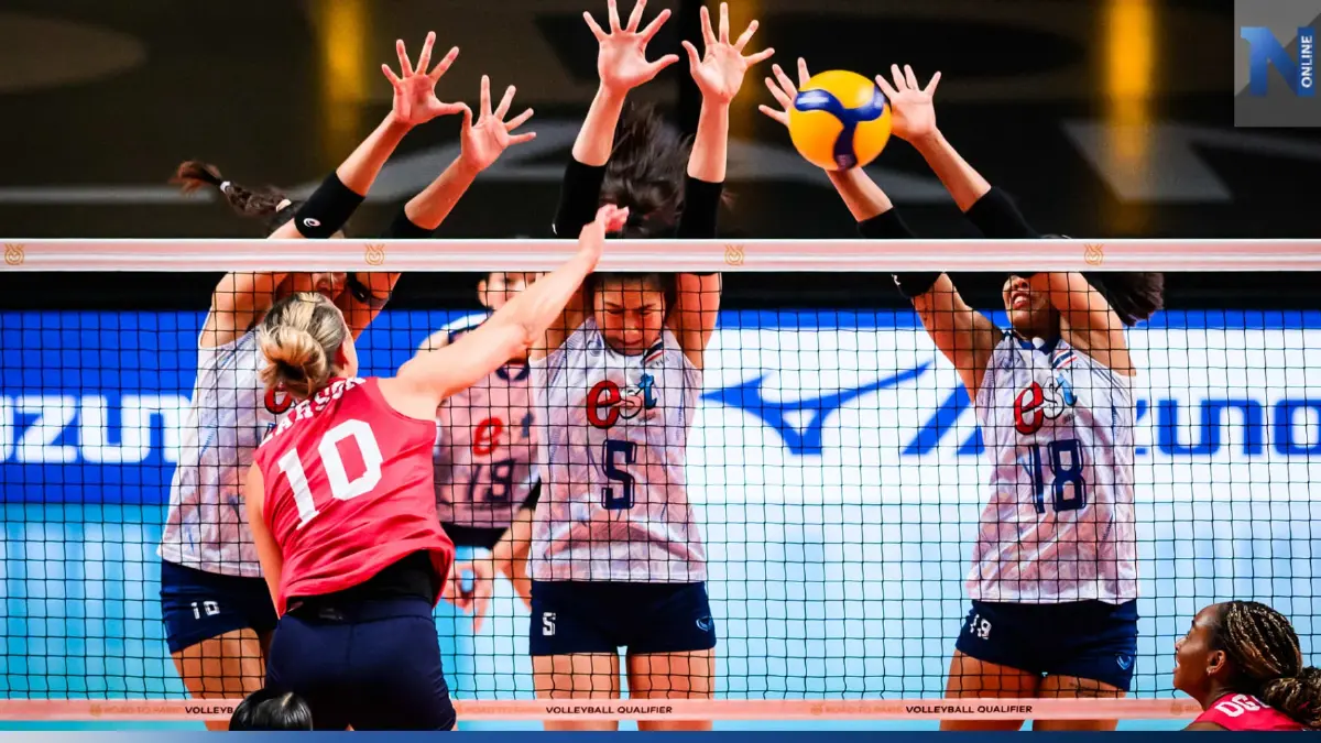 สุดต้าน! "วอลเลย์บอลสาวไทย" พ่าย สหรัฐฯ 3 เซตรวด ศึกคัดโอลิมปิกนัด 2 สุดต้าน! "วอลเลย์บอลสาวไทย" พ่าย สหรัฐฯ 3 เซตรวด ศึกคัดโอลิมปิกนัด 2
