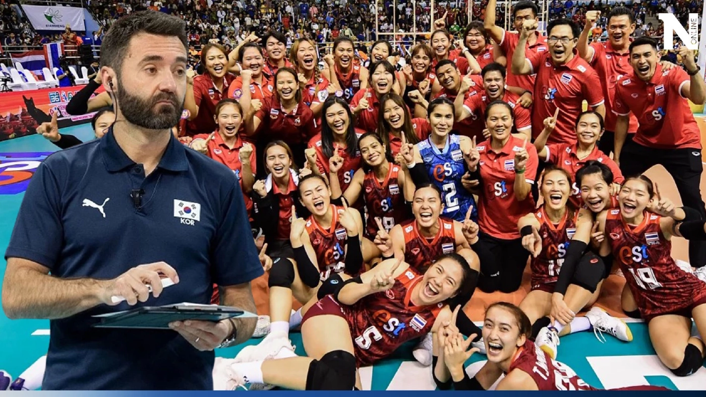 "โค้ชเกาหลีใต้" โพสต์ชม "นักตบสาวไทย" แสดงความยินดีกับทุกคน 