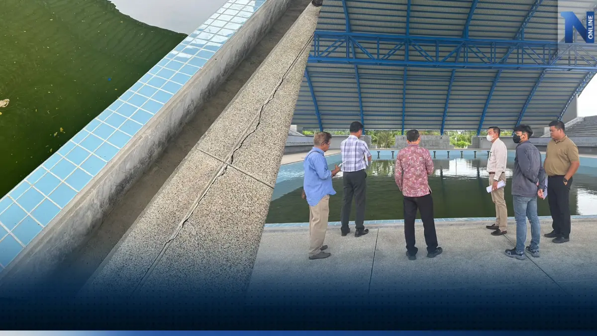 ป.ป.ช. ปัตตานี ตรวจสอบสระว่ายน้ำ 75 ล้านบาท ยังไม่สามารถเปิดใช้งานได้ ป.ป.ช. ปัตตานี ตรวจสอบสระว่ายน้ำ 75 ล้านบาท ยังไม่สามารถเปิดใช้งานได้