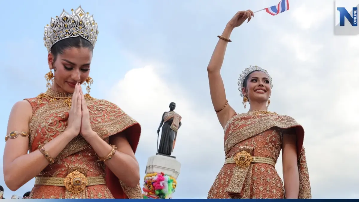 ชาวโคราชแห่ต้อนรับ "แอนโทเนีย โพซิ้ว" Miss Universe Thailand 2023 (มีคลิป) ชาวโคราชแห่ต้อนรับ "แอนโทเนีย โพซิ้ว" Miss Universe Thailand 2023 (มีคลิป)