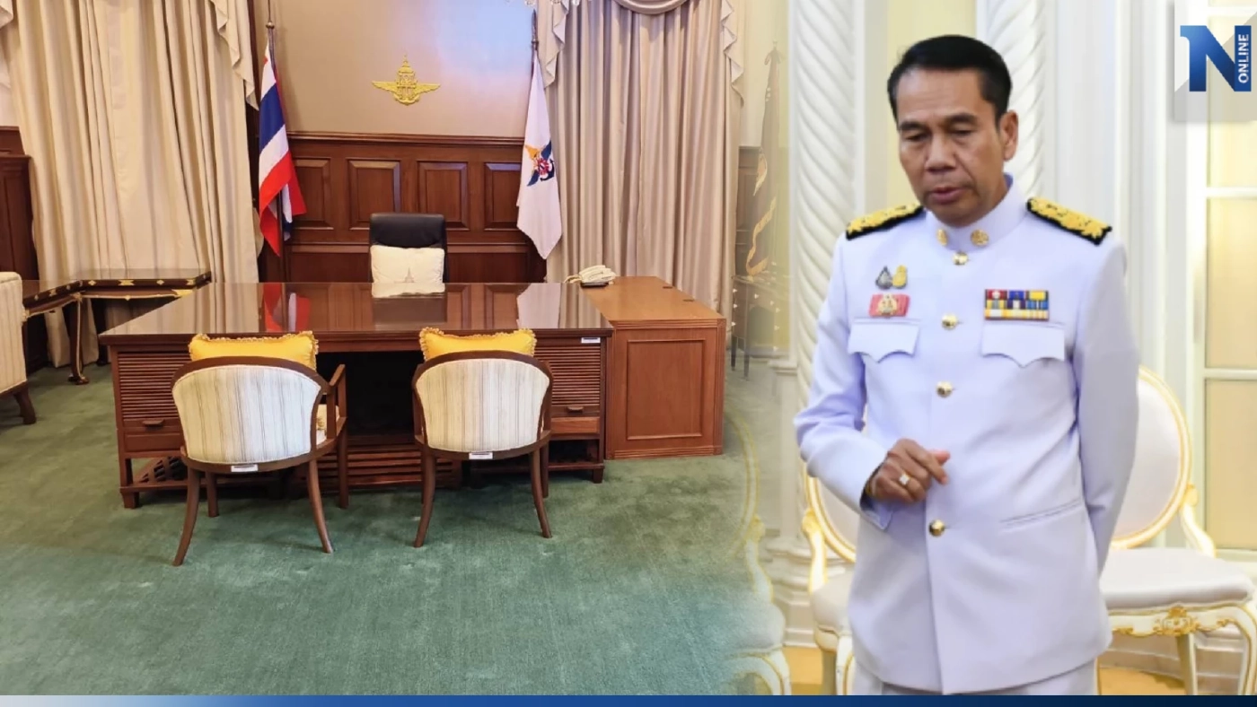 เปิดภาพห้องทำงาน “บิ๊กทิน” ที่กลาโหม พร้อมฤกษ์เข้ากระทรวง 9 โมงเช้า 13 ก.ย.