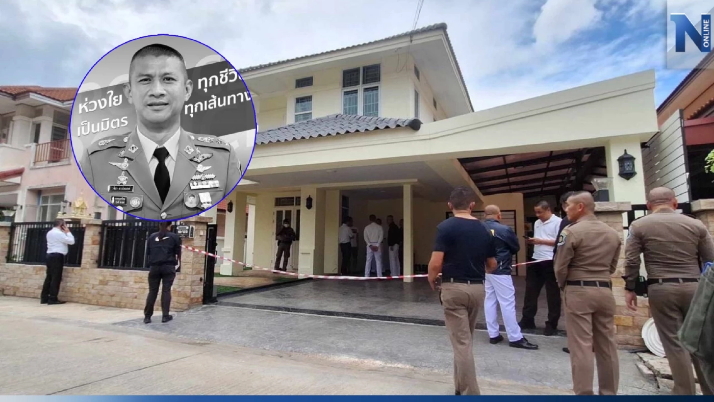 ตร.ชั้นผู้ใหญ่ รุดตรวจสอบที่เกิดเหตุ ผกก.2 บก.ทล.ยิงตัวตาย