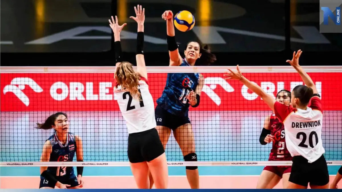 "วอลเลย์บอลหญิงทีมชาติไทย" พ่าย เยอรมนี 3 เซตรวด ศึกคัดโอลิมปิกนัดแรก "วอลเลย์บอลหญิงทีมชาติไทย" พ่าย เยอรมนี 3 เซตรวด ศึกคัดโอลิมปิกนัดแรก