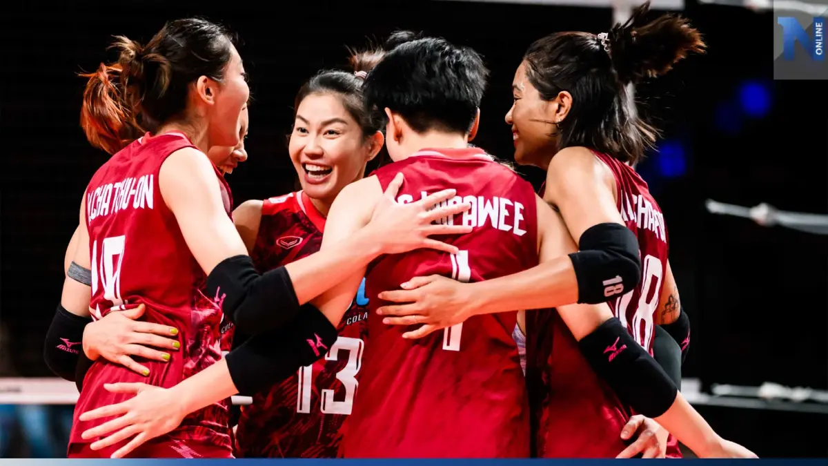 วอลเลย์บอลสาวไทย อัด โคลอมเบีย 3-1 เซต ส่งท้ายศึกคัดโอลิมปิก วอลเลย์บอลสาวไทย อัด โคลอมเบีย 3-1 เซต ส่งท้ายศึกคัดโอลิมปิก