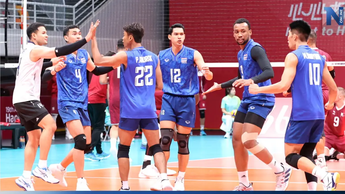นักตบหนุ่มไทยพ่าย กาตาร์ 1-3 เซต ศึกวอลเลย์บอลชายเอเชียนเกมส์นัด 2 นักตบหนุ่มไทยพ่าย กาตาร์ 1-3 เซต ศึกวอลเลย์บอลชายเอเชียนเกมส์นัด 2