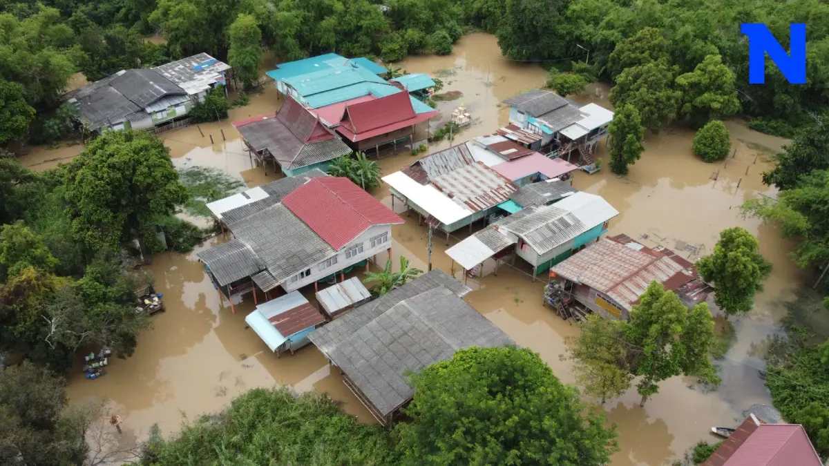อยุธยา อ่วม! น้ำท่วมขยายวงกว้าง 8 อำเภอ กระทบแล้วกว่าหมื่นครัวเรือน